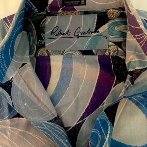 Robert Graham “Cosmic” Long Sleeve Button Down Shirt XL